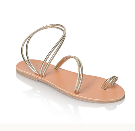 PALM LEATHER SANDALS GOLD