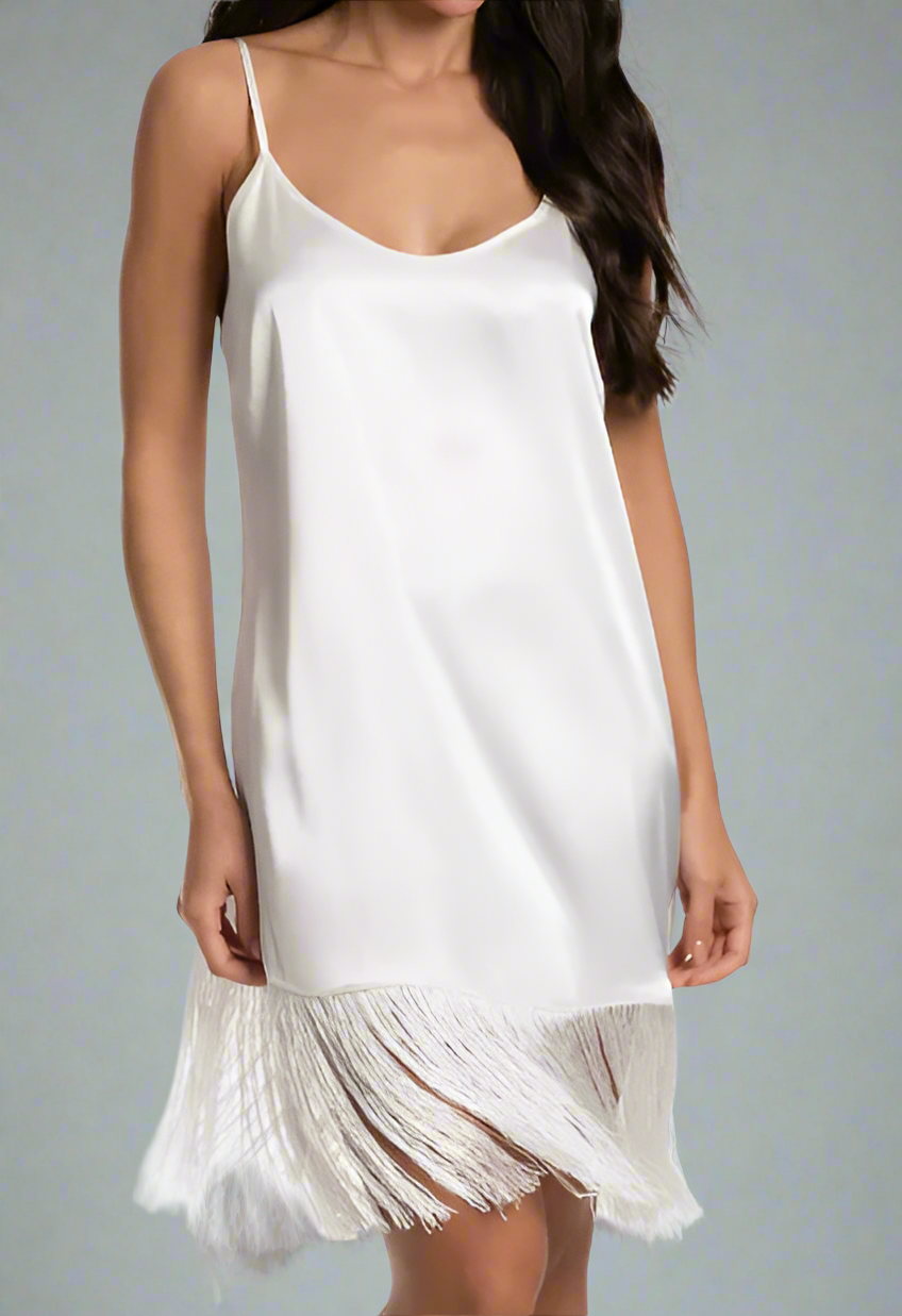 CHEMISE WITH FRINGE