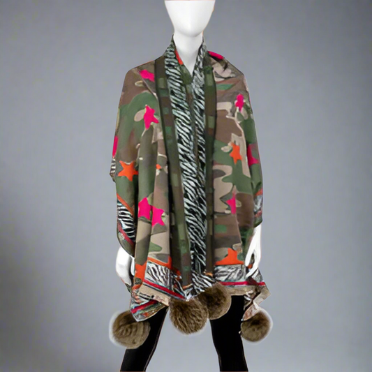 MIX CAMO SCARF