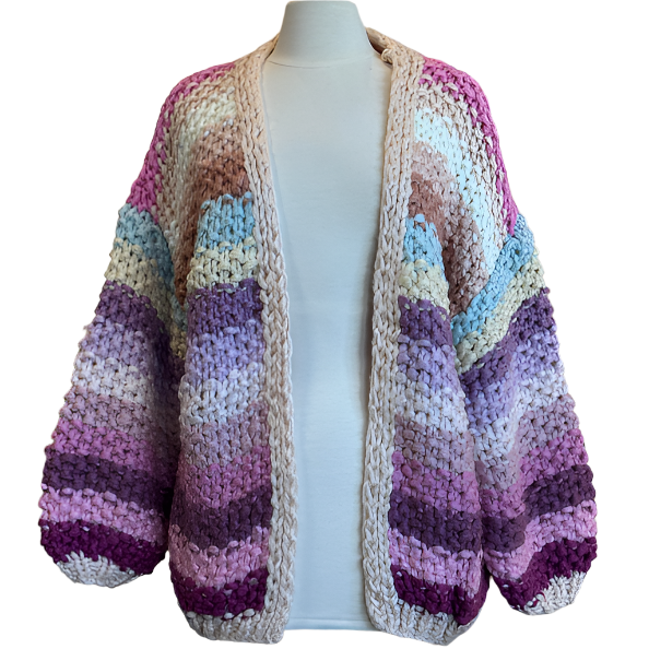 RAINBOW KNITTED CARDIGAN