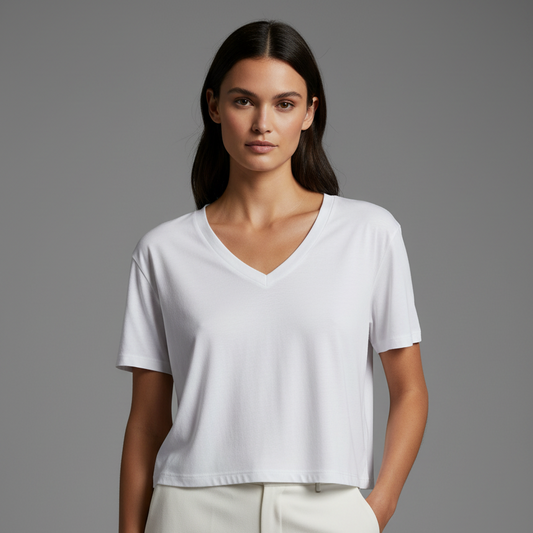 BAYAZ CROP BOXY TEE