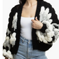 CAMILA CROPPED KNIT CARDIGAN