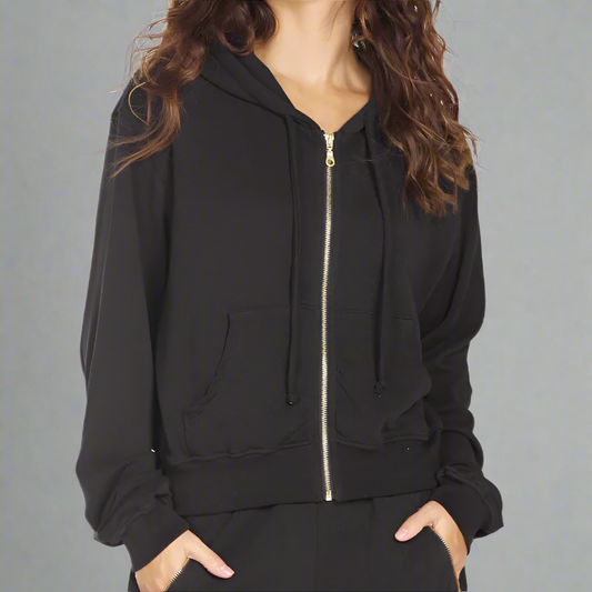 BOWMAN CROP ZIP UP