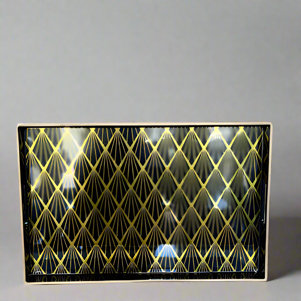 BLACK & GOLD PLATTER