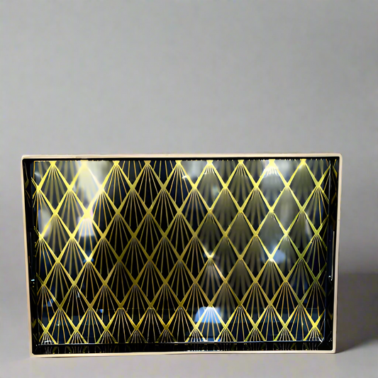 BLACK & GOLD PLATTER