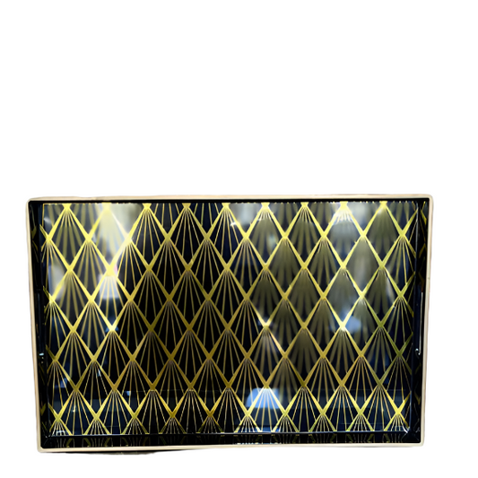 BLACK & GOLD PLATTER