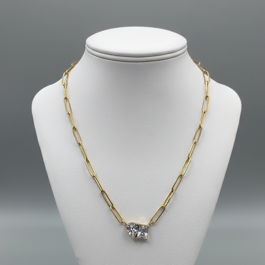 CHAINED TOGETHER  NECKLACE