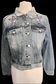 BUTTERFLY LOVE EMBROIDERY DENIM JACKET
