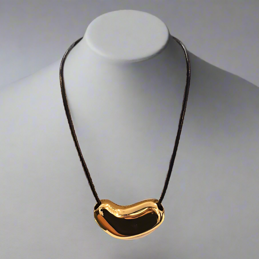 BIG GOLD HEART PENDANT