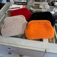 RAFFIA POUCH