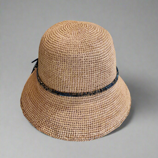 BEADED BUCKET HAT
