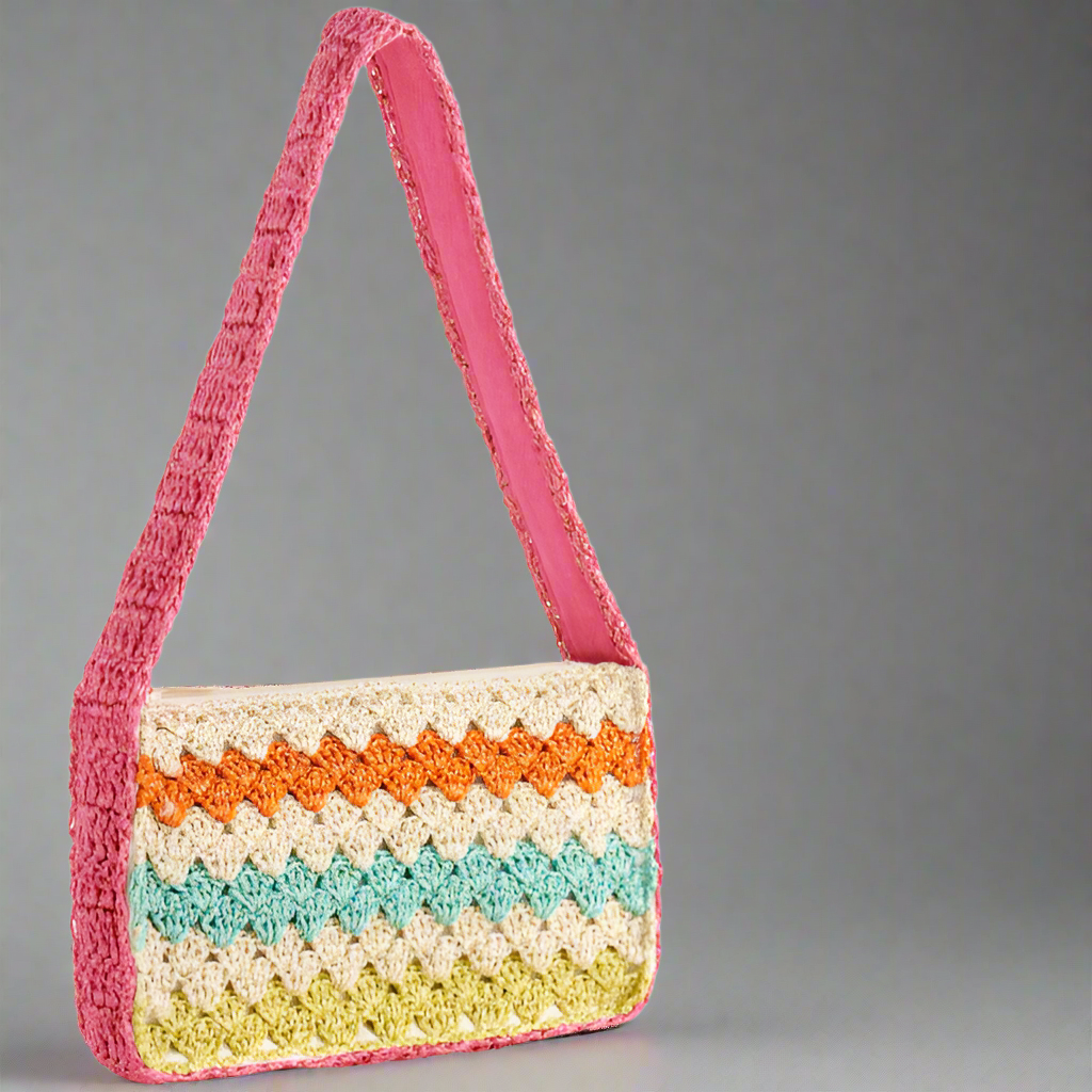 LUNA CROCHET SHOULDER BAG