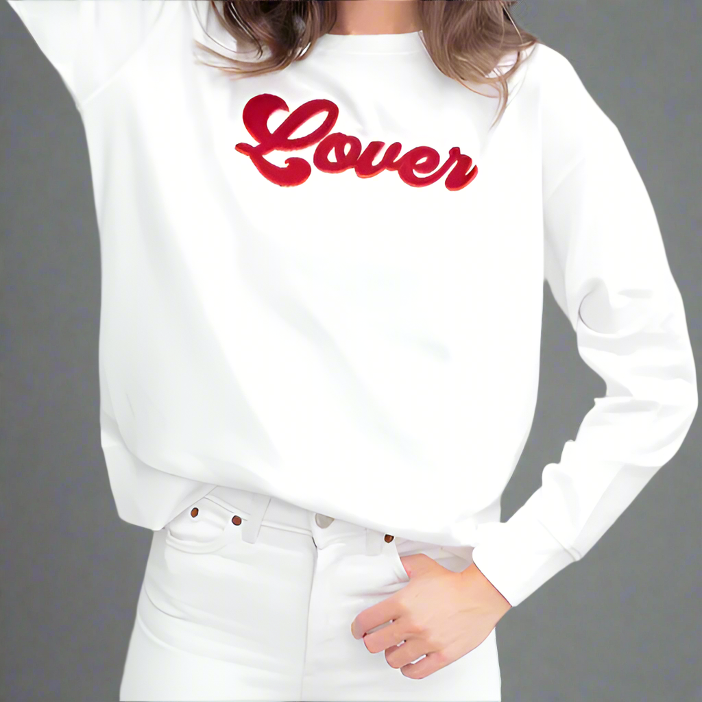 LOVER SWEATSHIRT WHITE