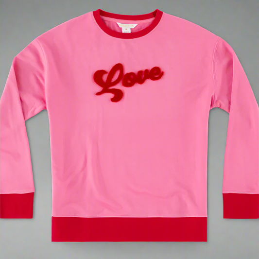 CLASSIC LOVE SWEATSHIRT PINK