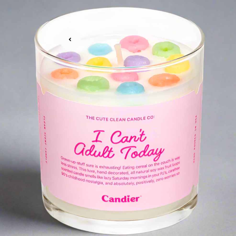 I CANT ADULT TODAY CANDLE