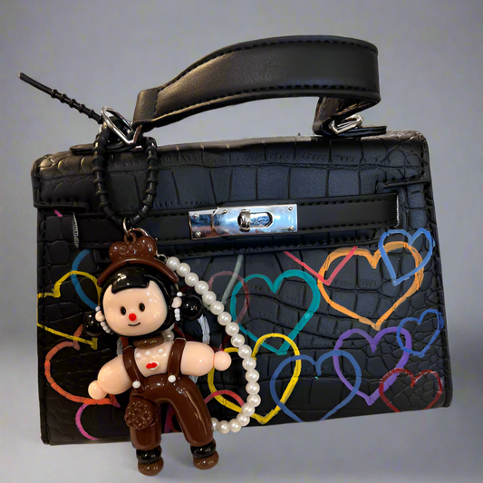 RAINBOW HEART MINI BAG