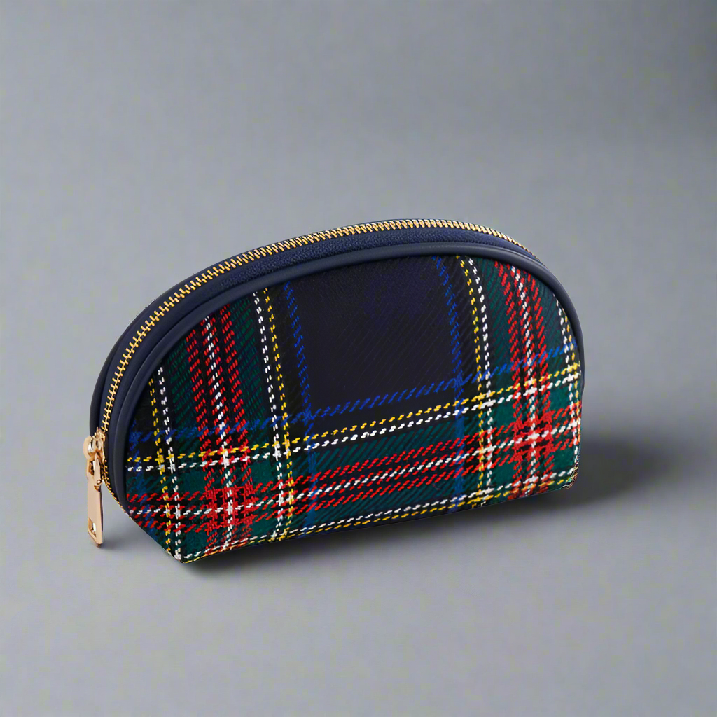 NAVY SCOTTIE ZIP POUCH