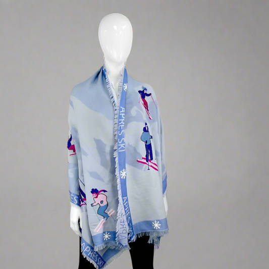 WOVEN APRES SKI SCARF