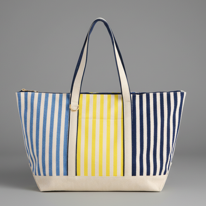 PORT STRIPE TOTE BLUE