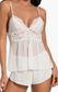 CHIFFON CAMI IVORY SET