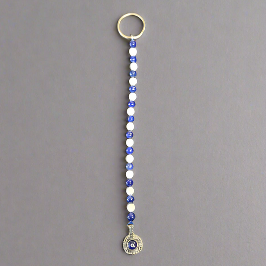 EVIL EYE BEADED KEYCHAIN