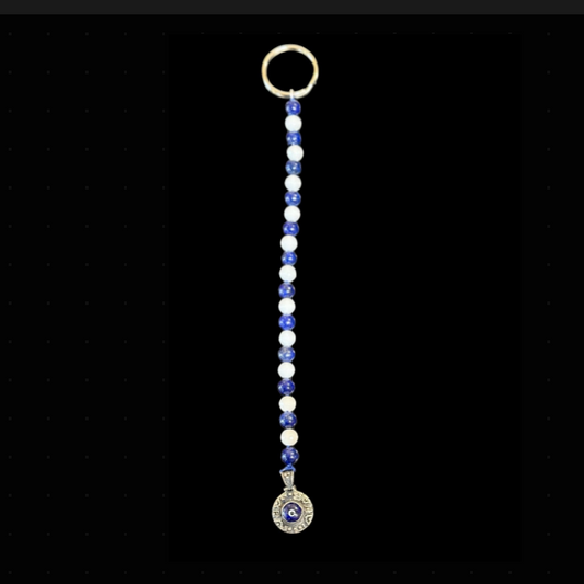 EVIL EYE BEADED KEYCHAIN