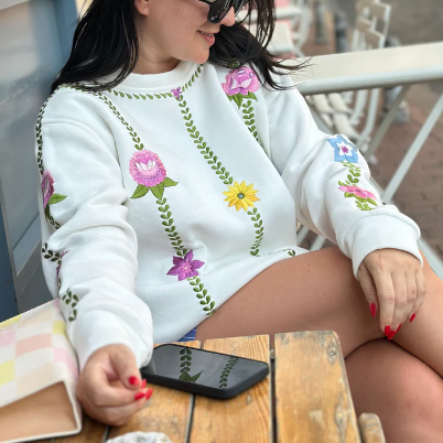 FLOWER SWEATER