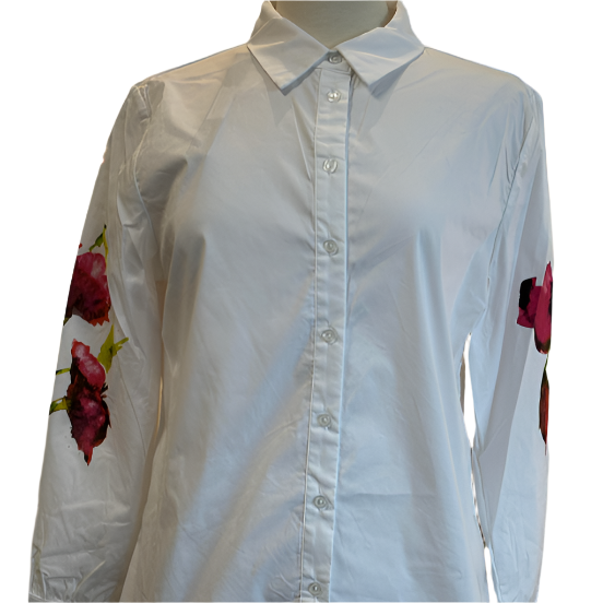 HAND PAINTED RAVEL BLOUSE