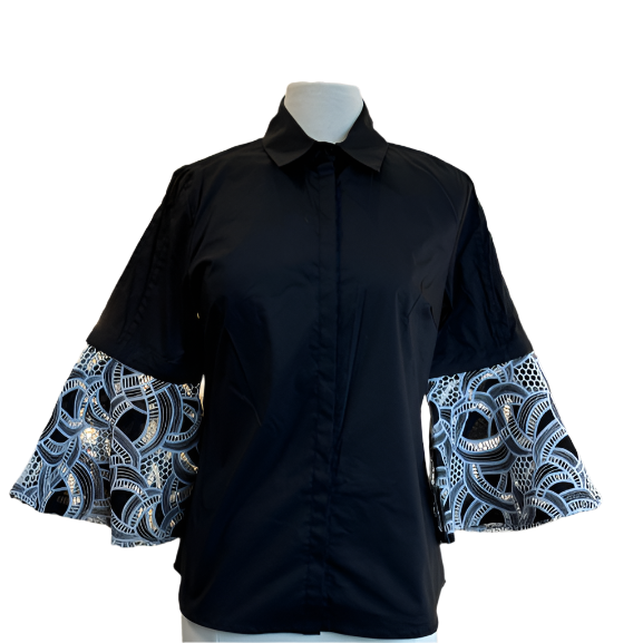 LACE RAVEL BUTTON UP