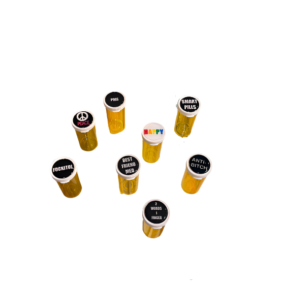 ASSORTED PILL BOTTLES