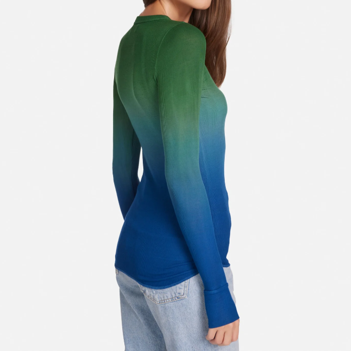 ALICK ALGAE -L/S FITTED TOP