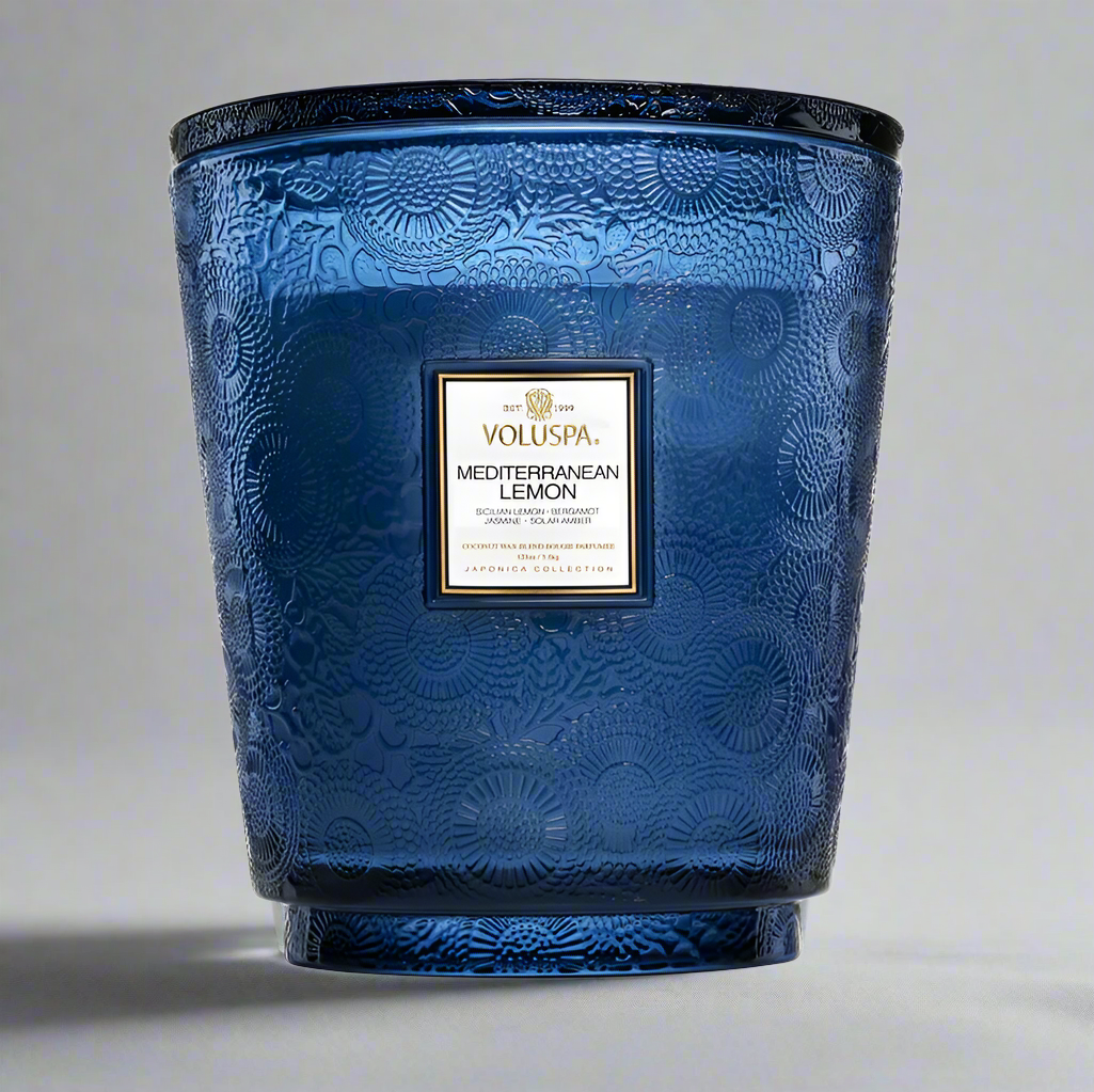 MEDITERRANEAN LEMON 5 WICK HEARTH CANDLE