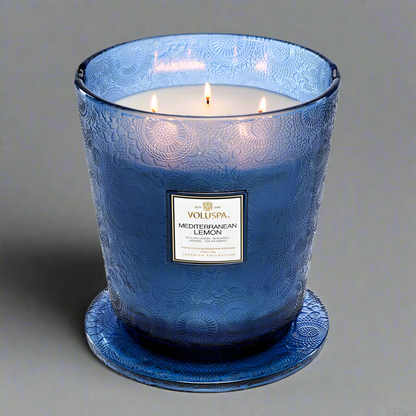 MEDITERRANEAN LEMON 5 WICK HEARTH CANDLE