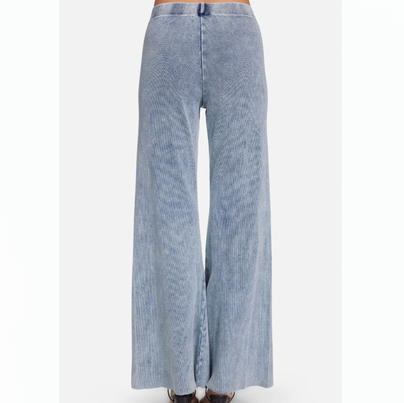 OMMIN RIB FLARED PANT