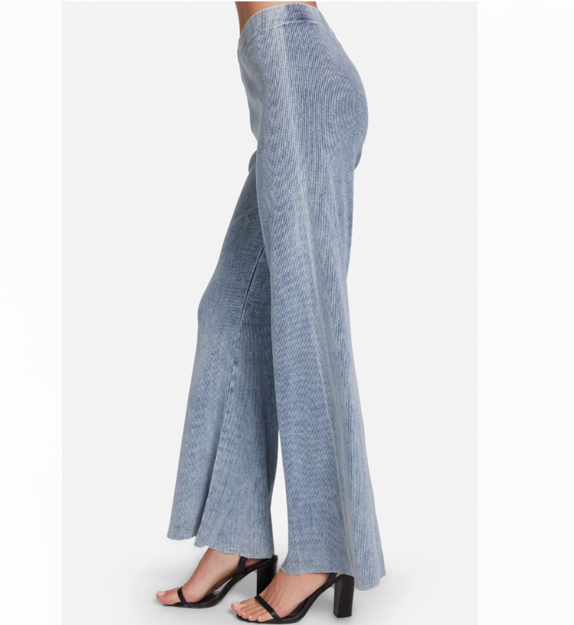 OMMIN RIB FLARED PANT