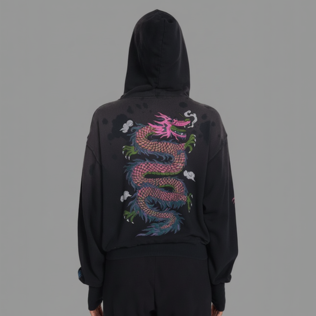 HEZLY VINTAGE PINK DRAGON