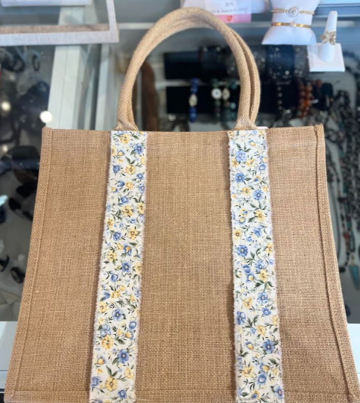 JUTE HAT TOTE