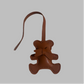 LEATHER BEAR KEYCHAIN