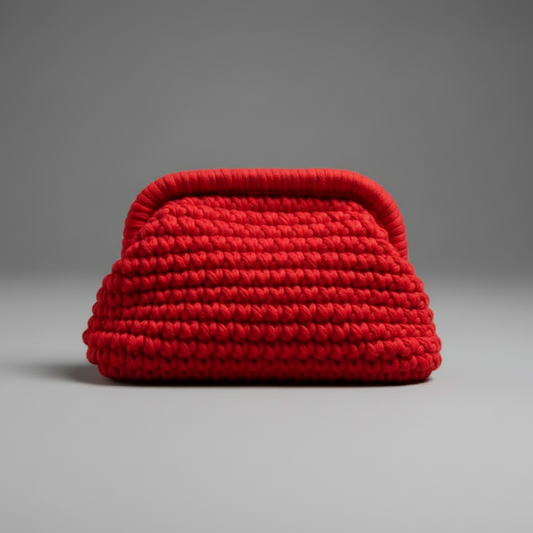 RAFFIA POUCH