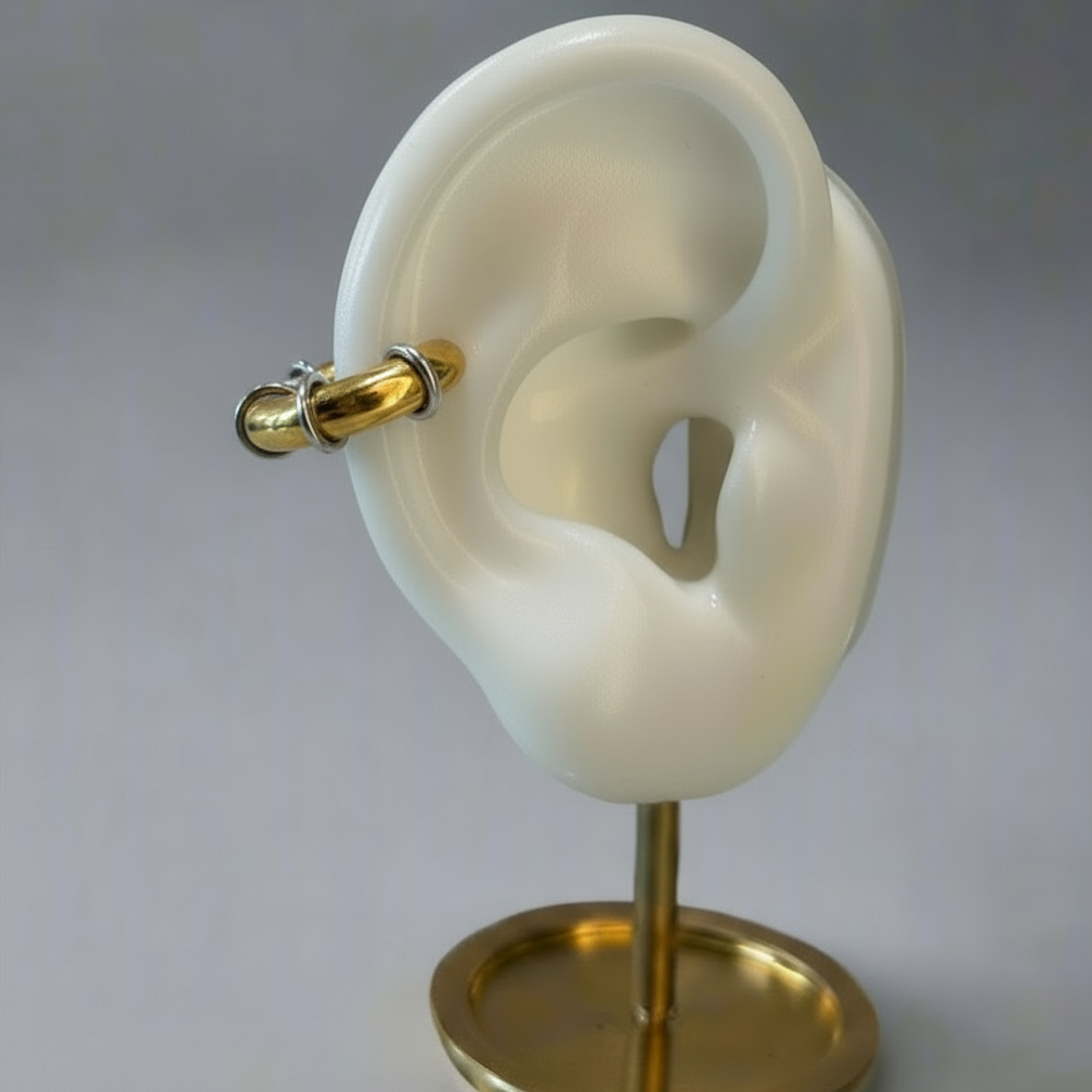 TWO TONE EAR CUFF