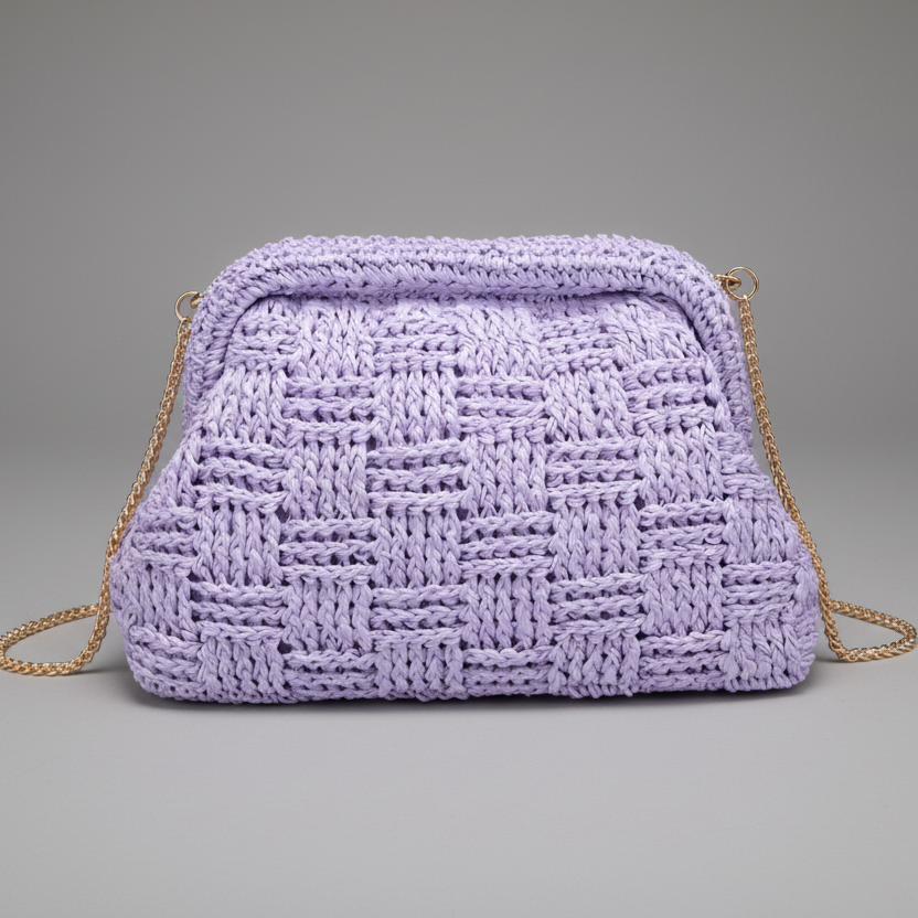 WOVEN CLUTCH