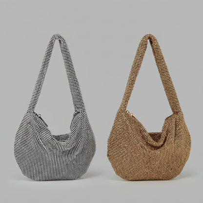 FARRAH CRYSTAL HOBO BAG