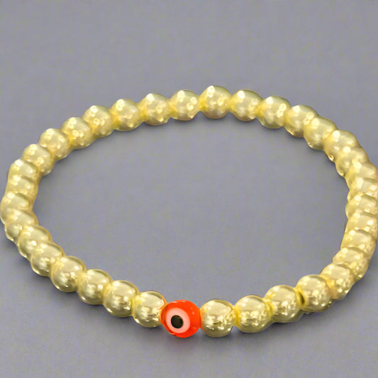 GOLD EVIL EYE BRACELET