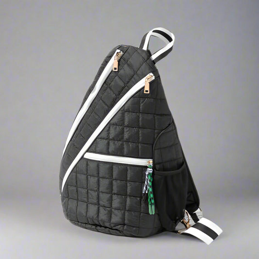 BLACK EZRA SLING BAG