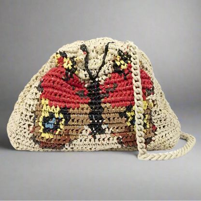 VANESSA BUTTERFLY MINI GAME CROCHET CLUTCH