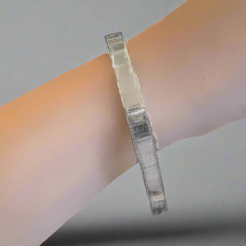 STERLING SILVER SQUARE BRACELET