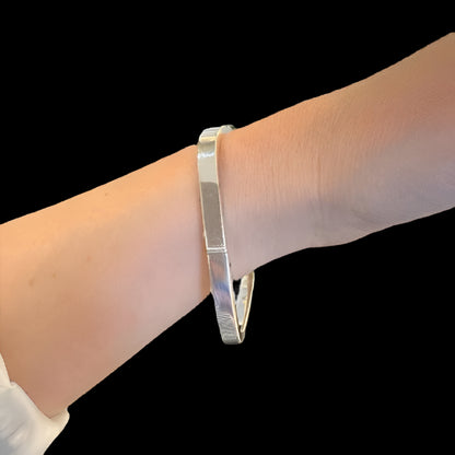 STERLING SILVER SQUARE BRACELET