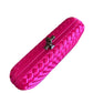 WOVEN PATTERN CLUTCH WITH KNOT LOCK