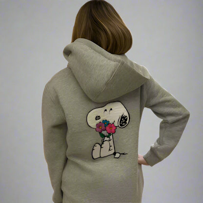 GREY SNOOPY HOODIE