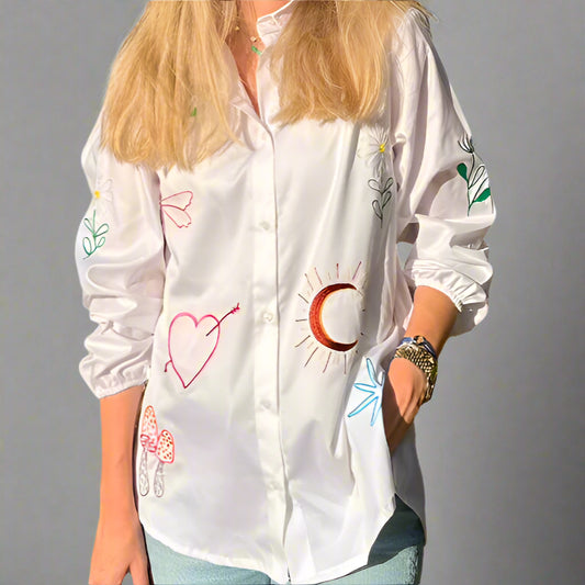 WHITE BIANCA SHIRT